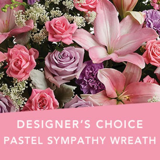 DC Pastel Sympathy wreath